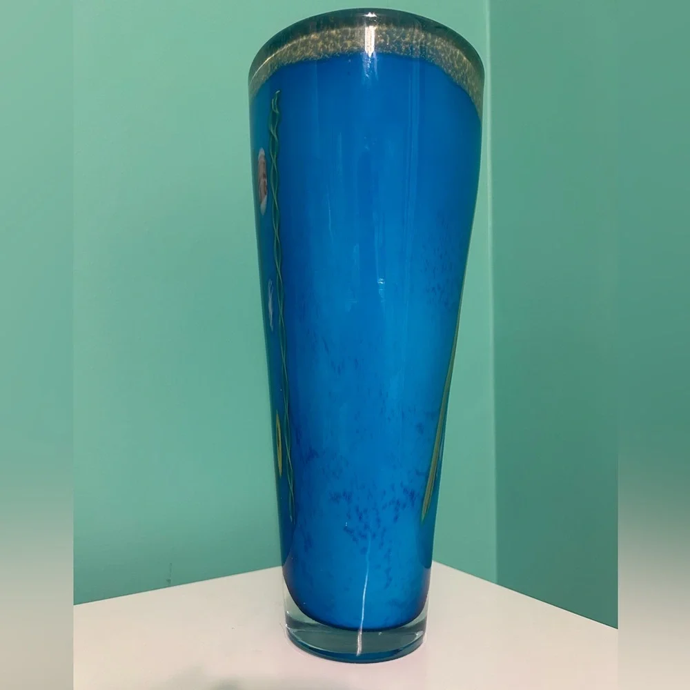 Venetian Murano Millefiori Glass Vase created and/or inspired by Dino Ma…